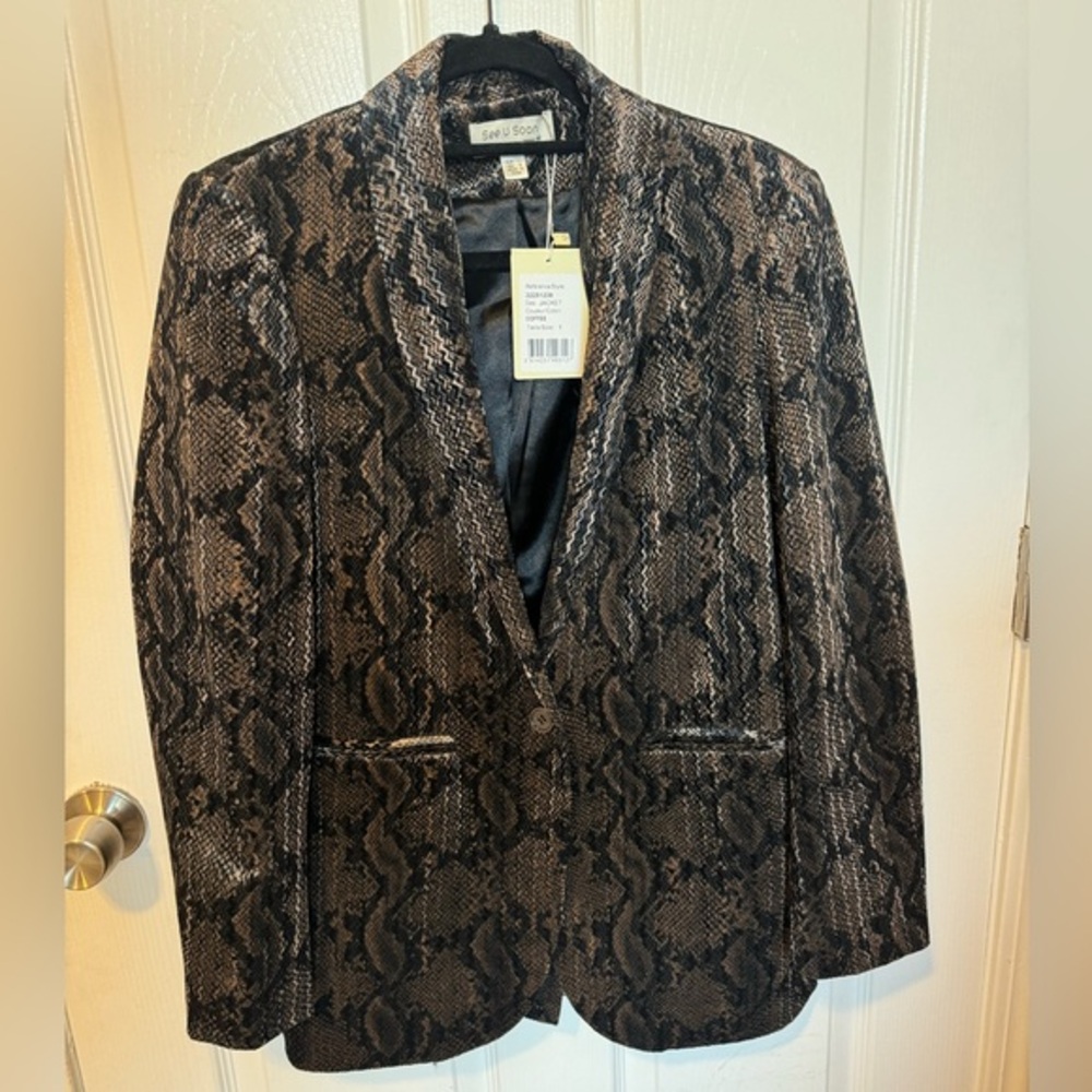 NWT ANTHROPOLOGIE see u soon blazer